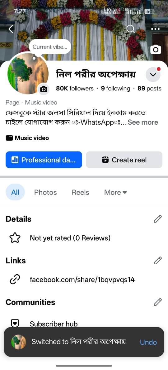 Facebook page 80k Followers
