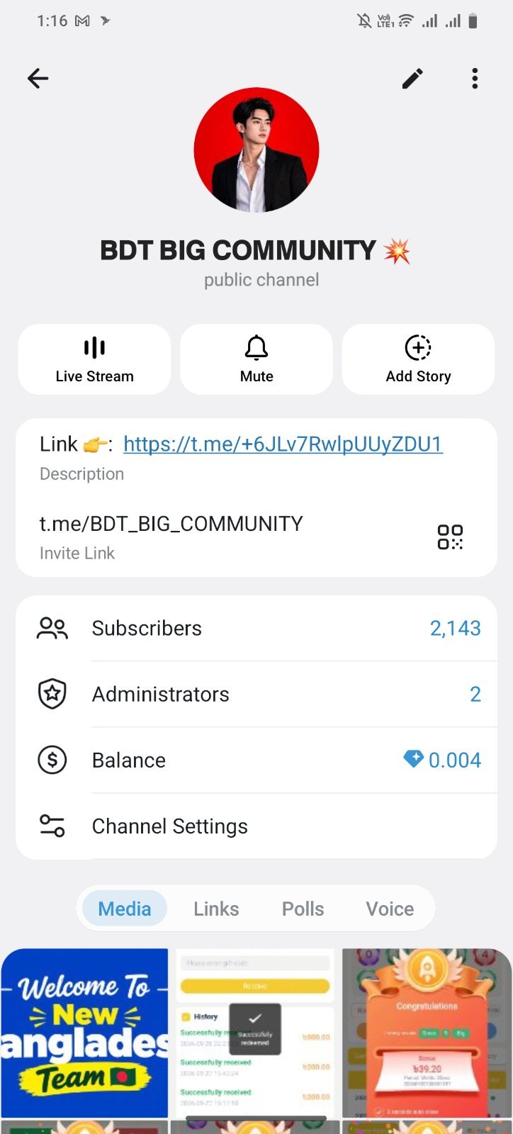 Telegram channel Sell Post