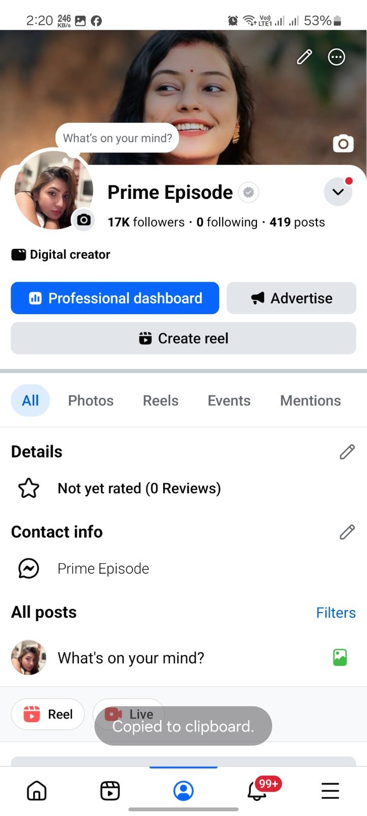📌 17+ Followers সুন্দর Facebook Page টি সেল করা হবে  ✅ Full Fresh condition