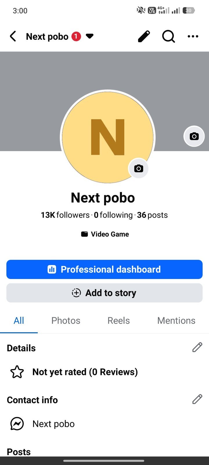 13k Organic followers Facebook page.