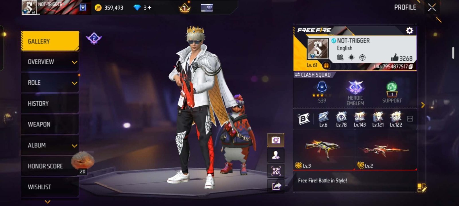 Free fire OG account
