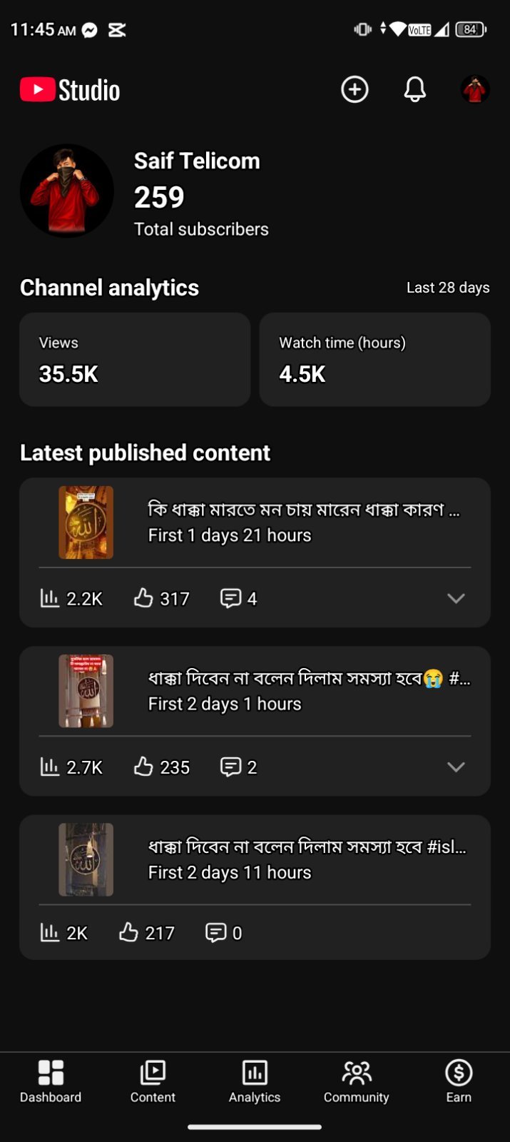 ওয়াচ টাইম কমপ্লিট চ্যানেল বিক্রয় করা হবে।মাএ ৭০০ সাবস্ক্রাইব বাকি মনিটাইজ হতে