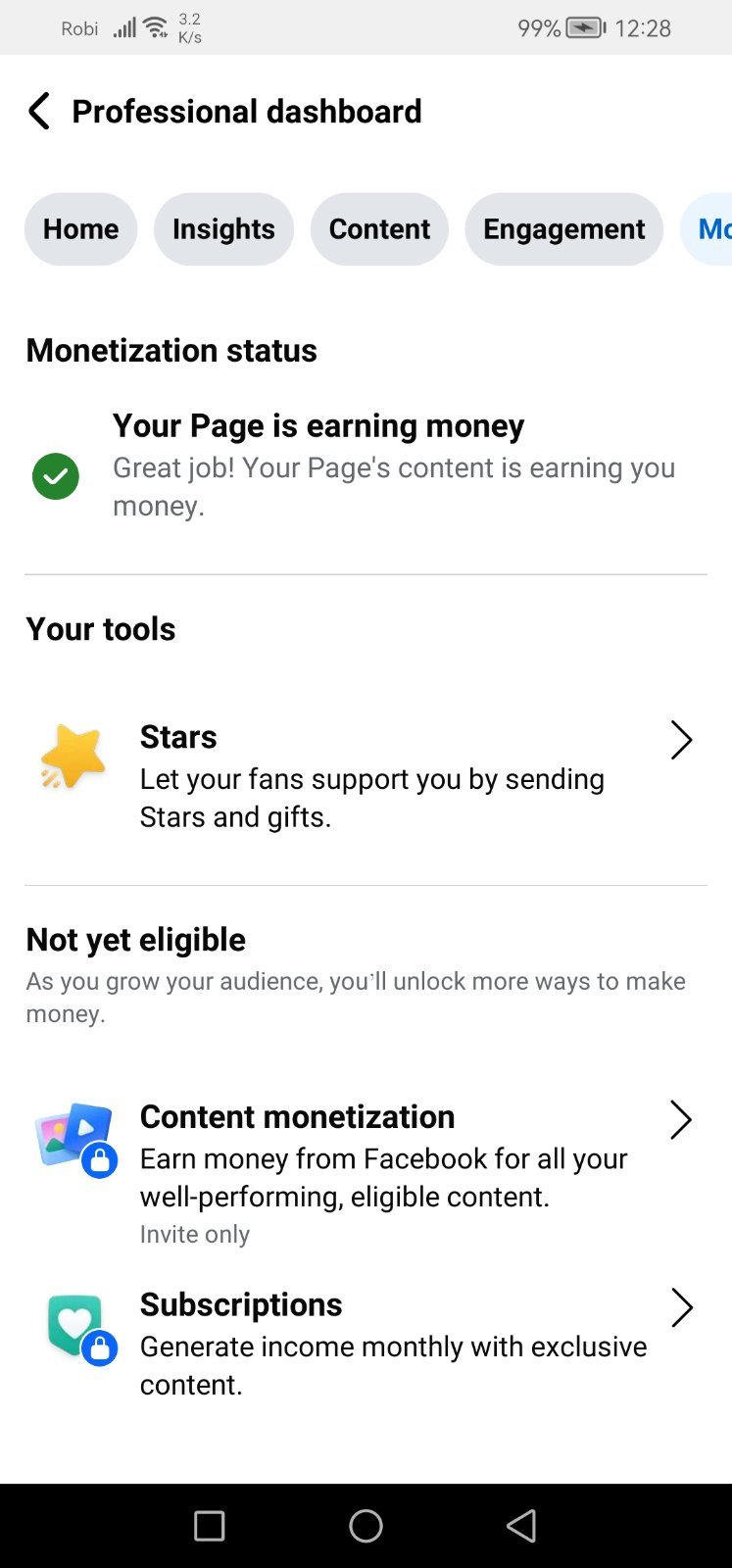 Facebook Page