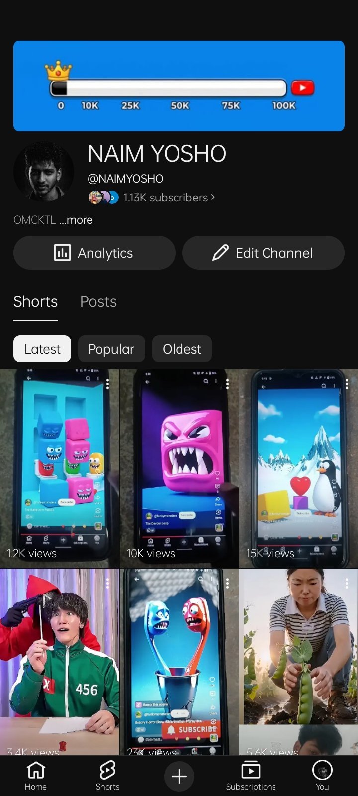 Full fresh boom channel for your new journey start