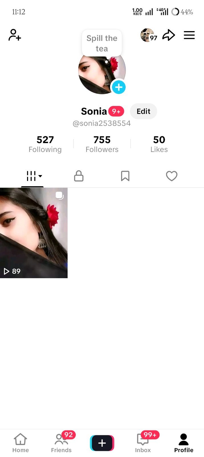 TikTok Account — 700+ Followers,  Likes, 120 Videos
