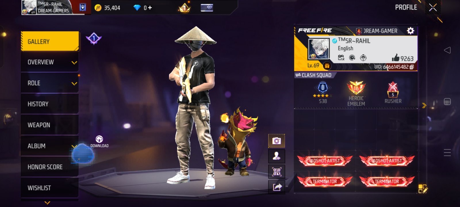 Free fire id sell