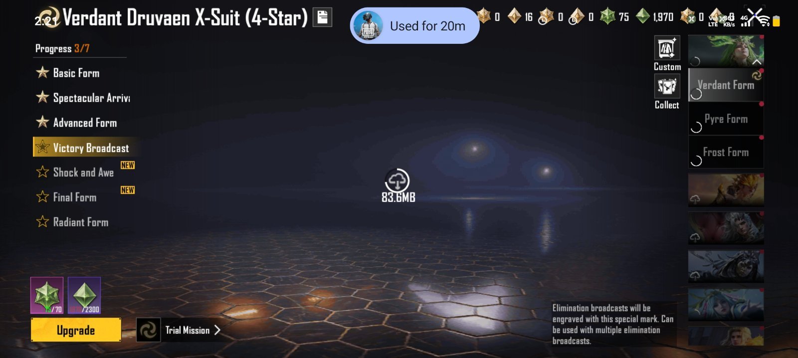 40 Lvl. 29 collection level new ID x-shot