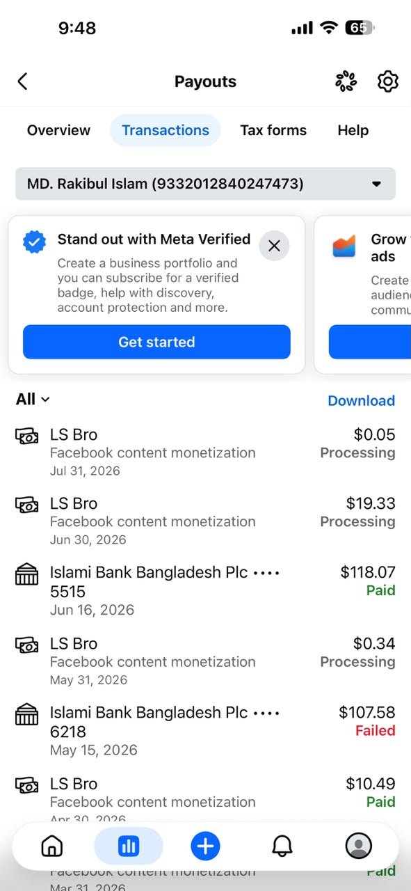 52k Page sell Hobe Vloge Page Full Fresh