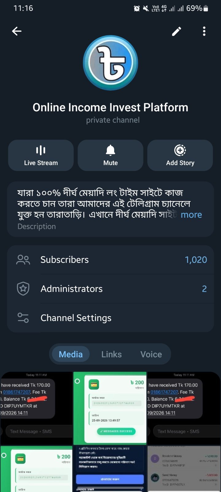 Online Income Invest Platform