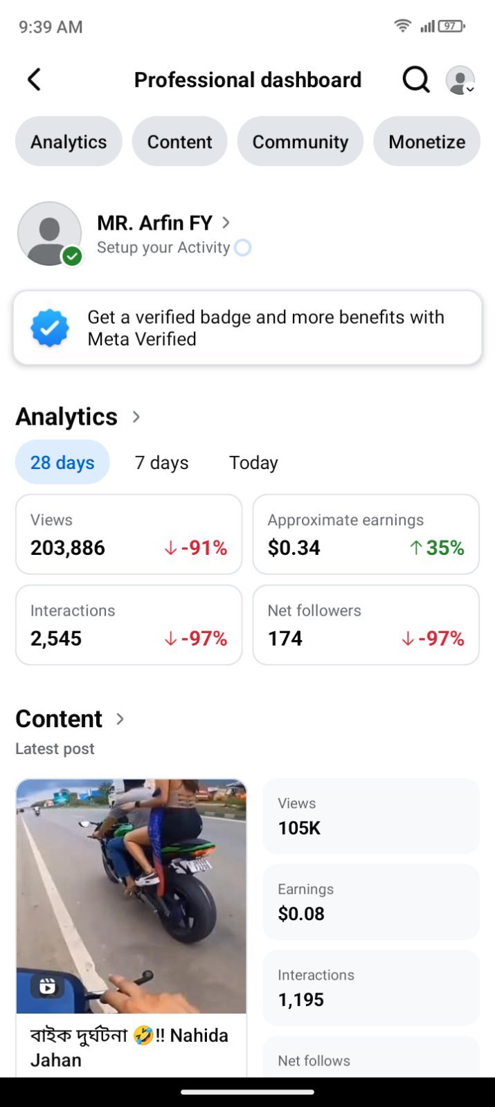 Sell my Facebook page
