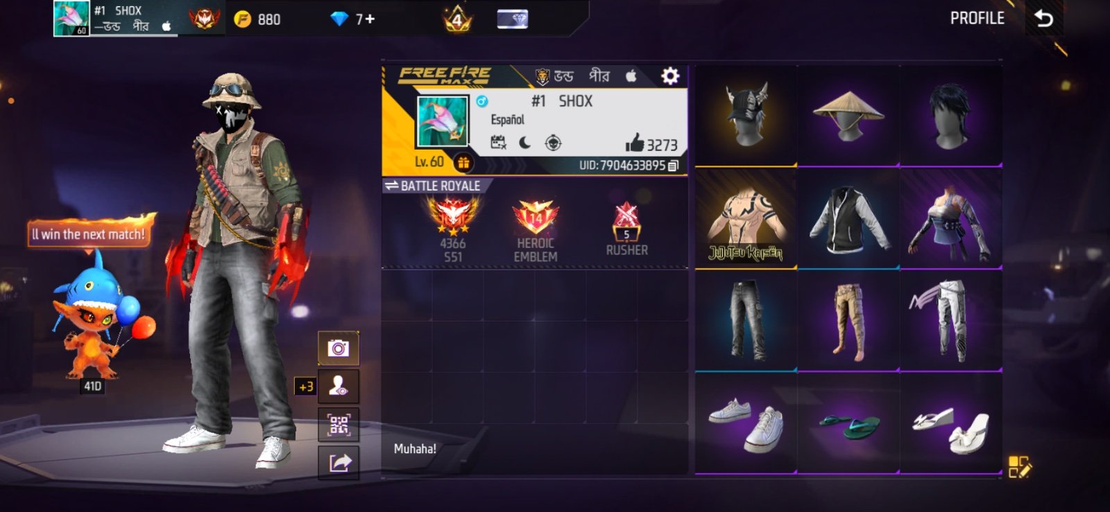 Free fire account for sell under budget