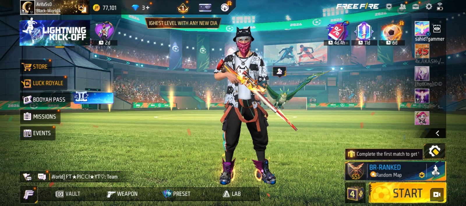 FF Account Sell