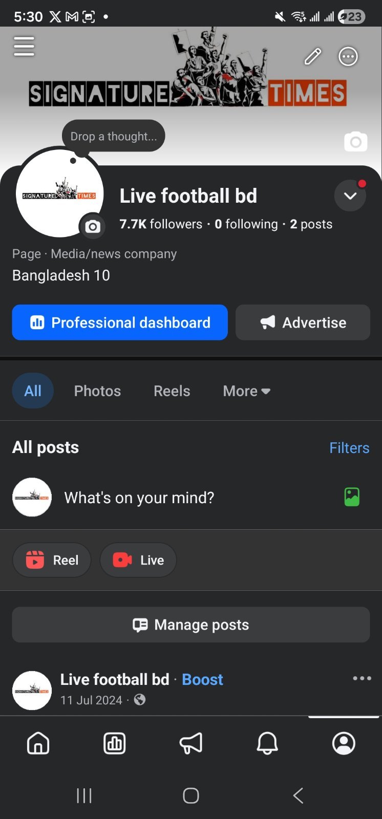 Monetize Facebook Page || 7.7K Follower||