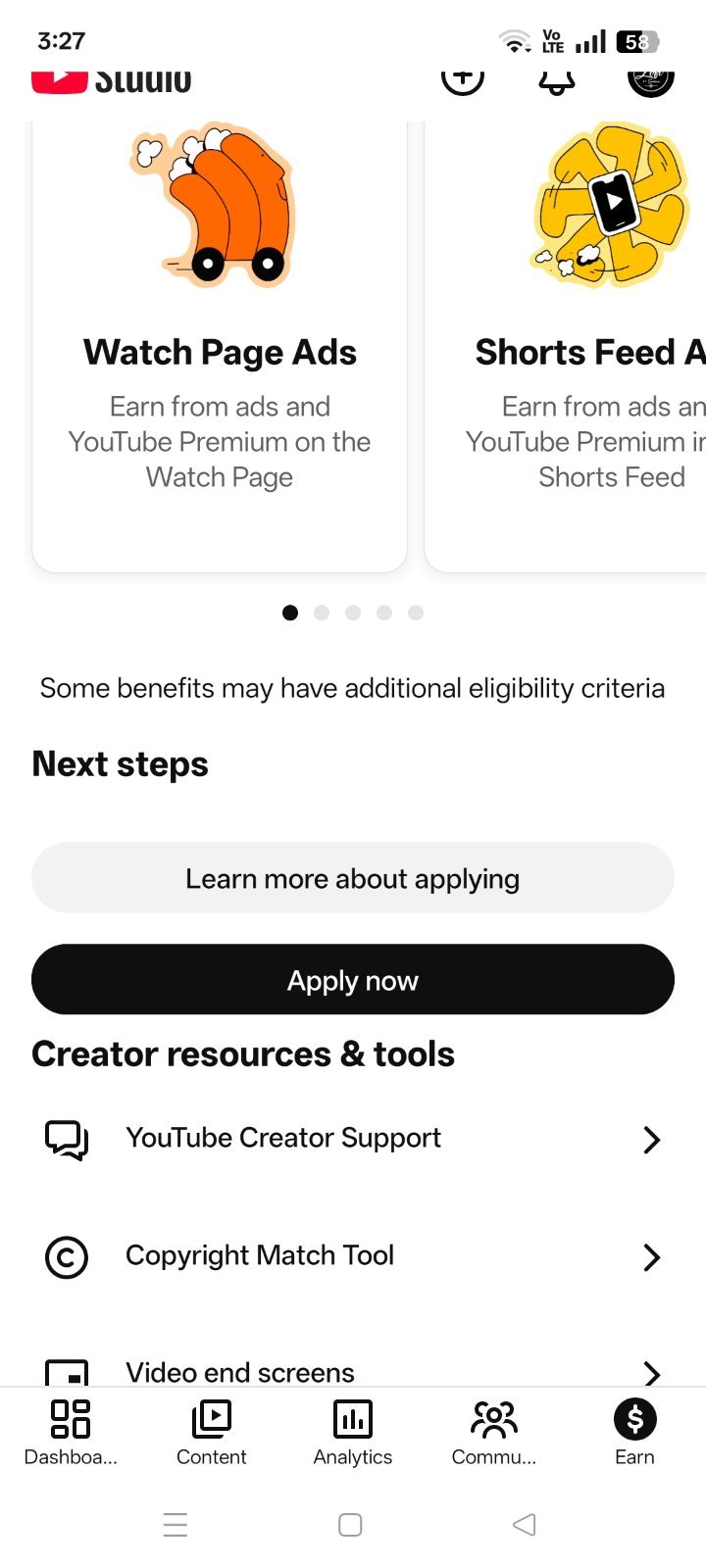 লং চ্যানেল। মনিটাইজ apply