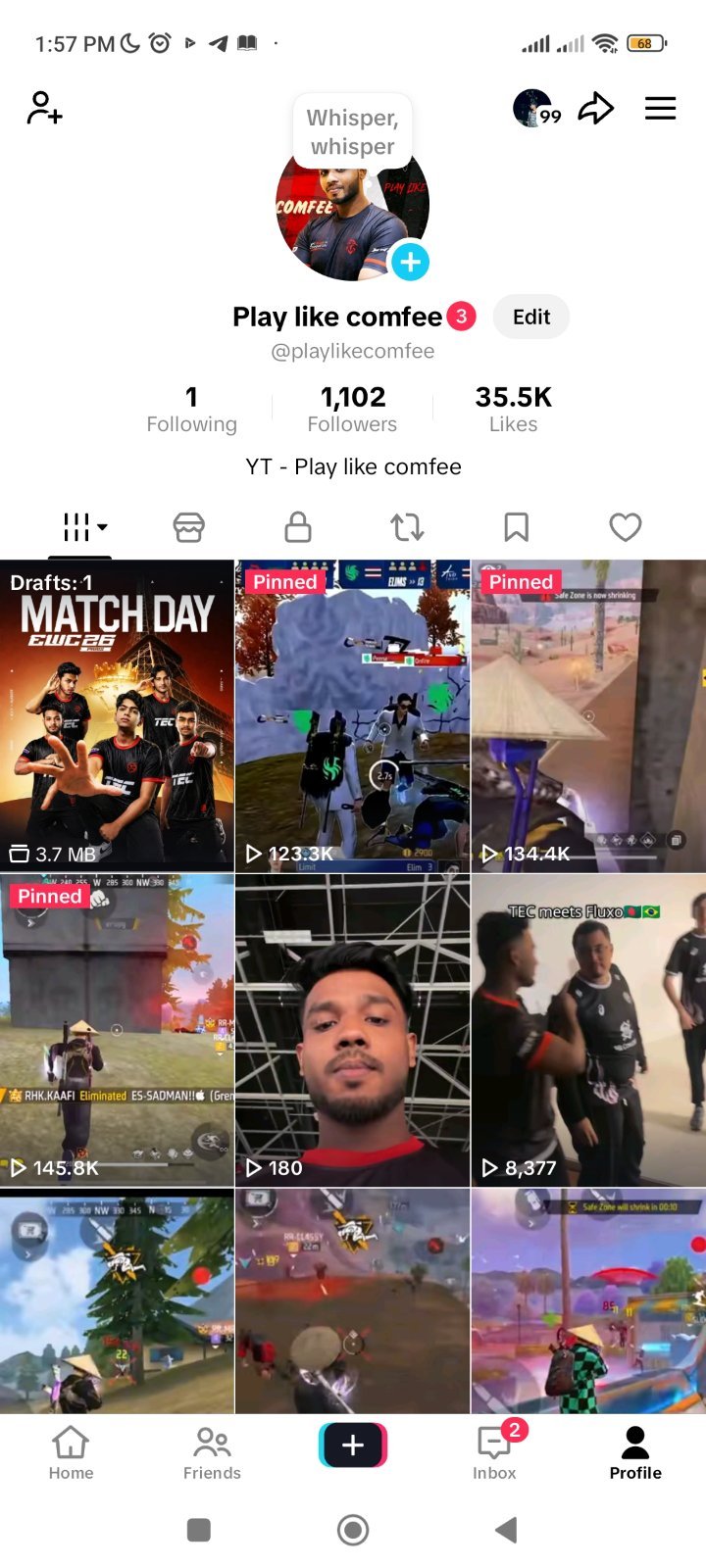 Viral Tiktok account for sell✅