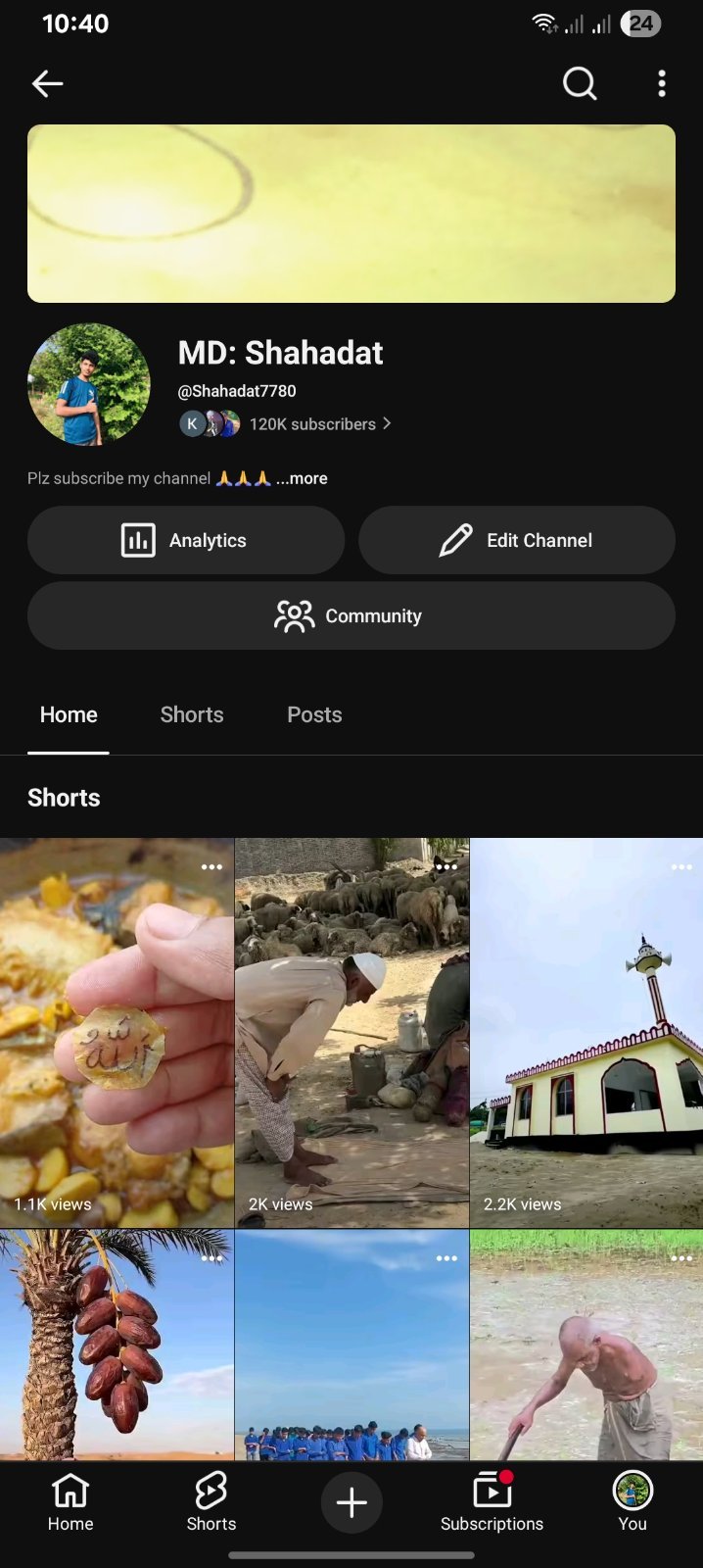 121k subscriber
