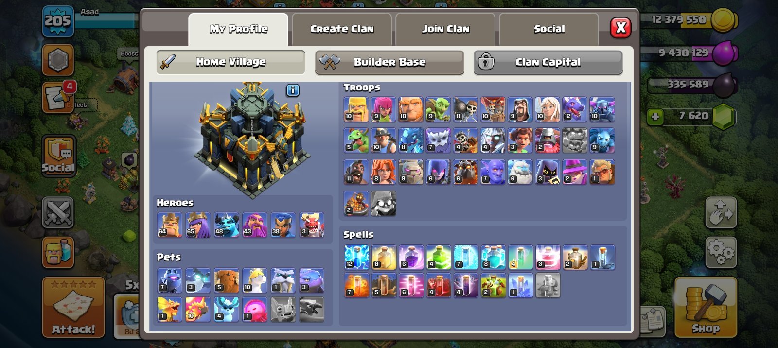 Clash of clans (COC)