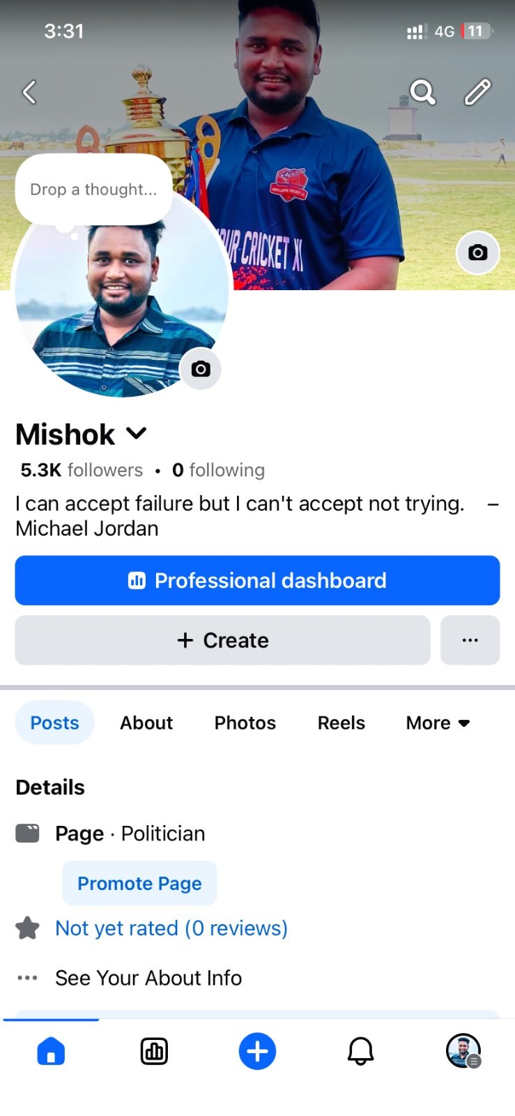 Facebook Page 5.3K Follower