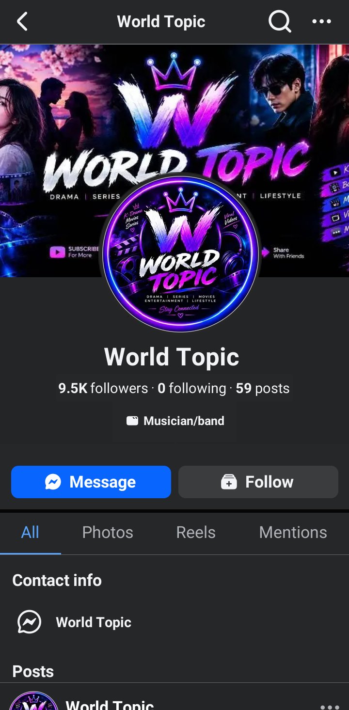 9.5K Facebook Follower Sell