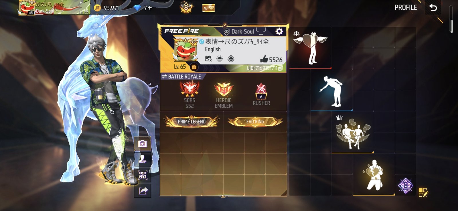 Rare Prime Level 8 ID: 15 Evos (3 Max, others 7/6/5/4 levels) Best Collection!