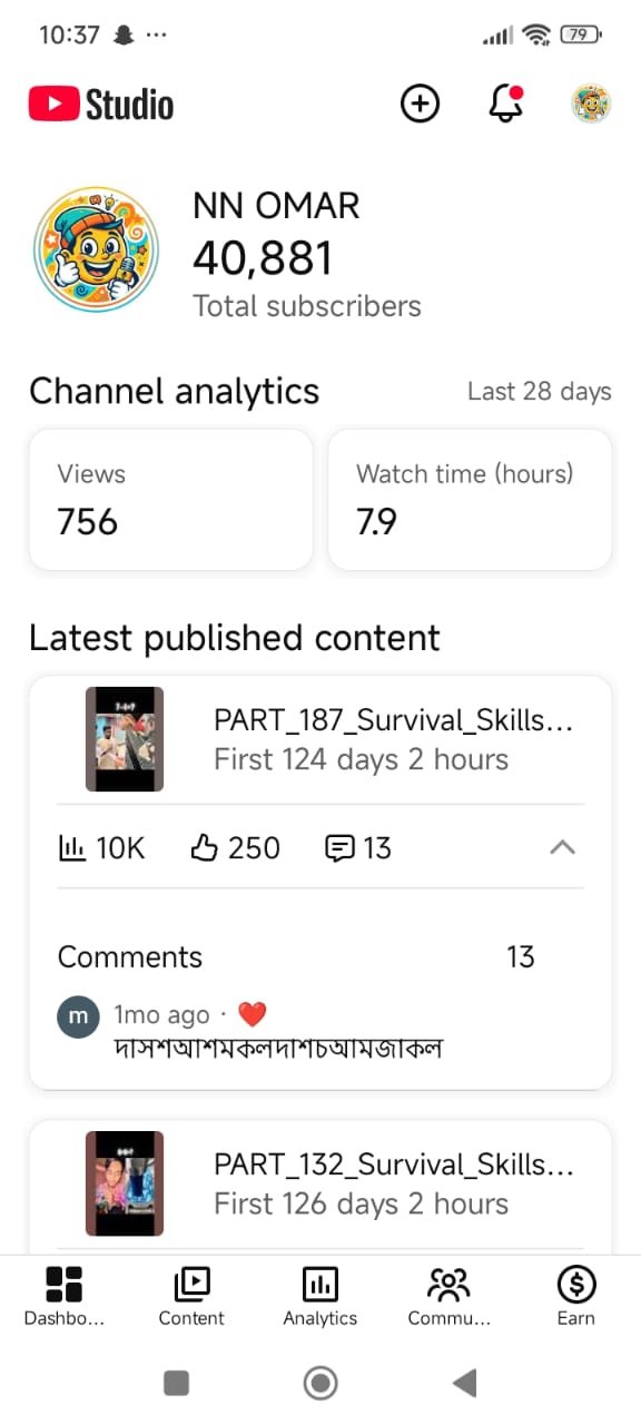 YouTube channel 40k subscriber