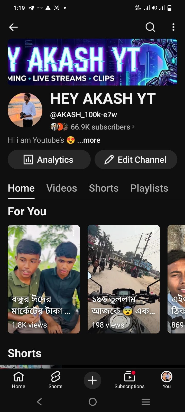 66.9K YouTube Channel