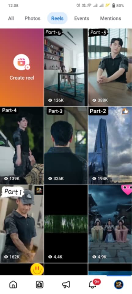 Running page