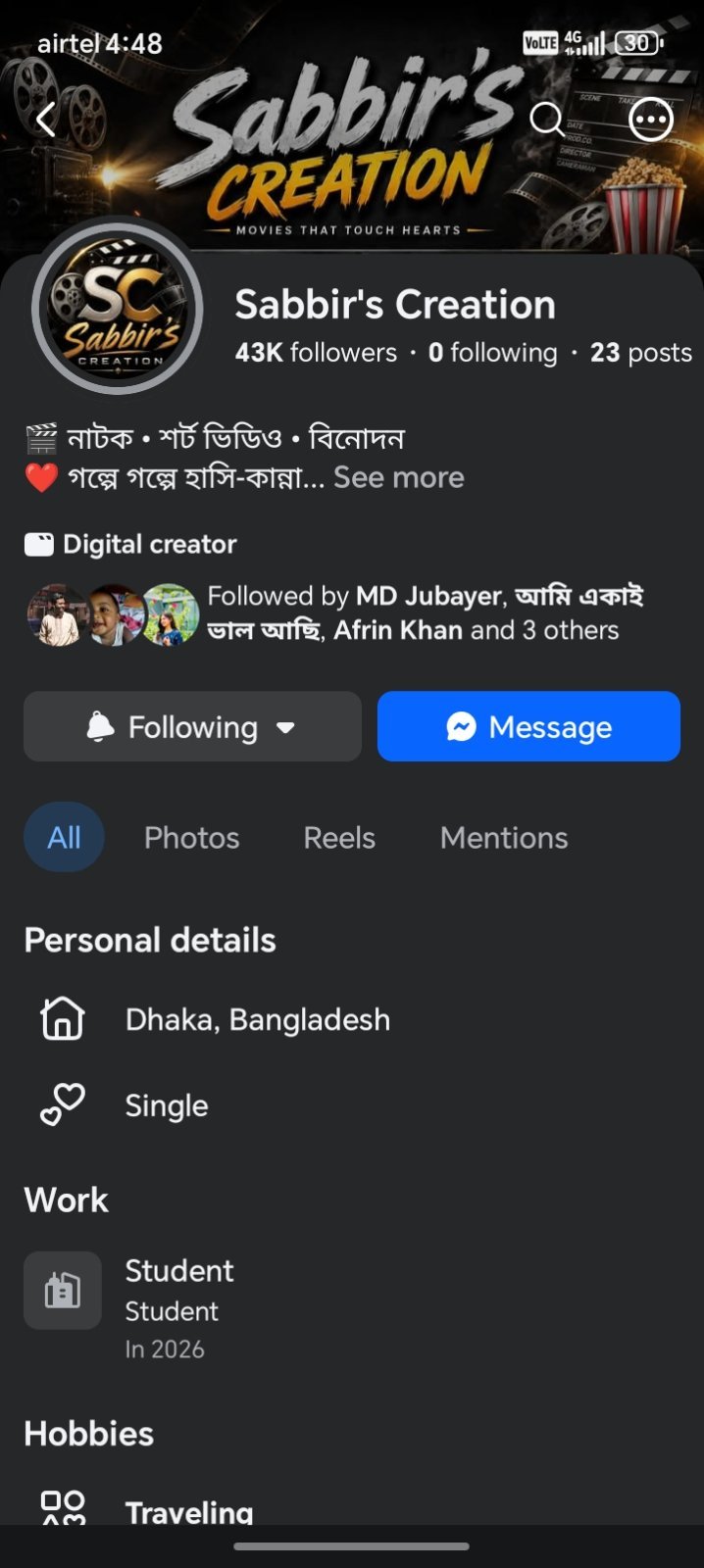 43k Follow