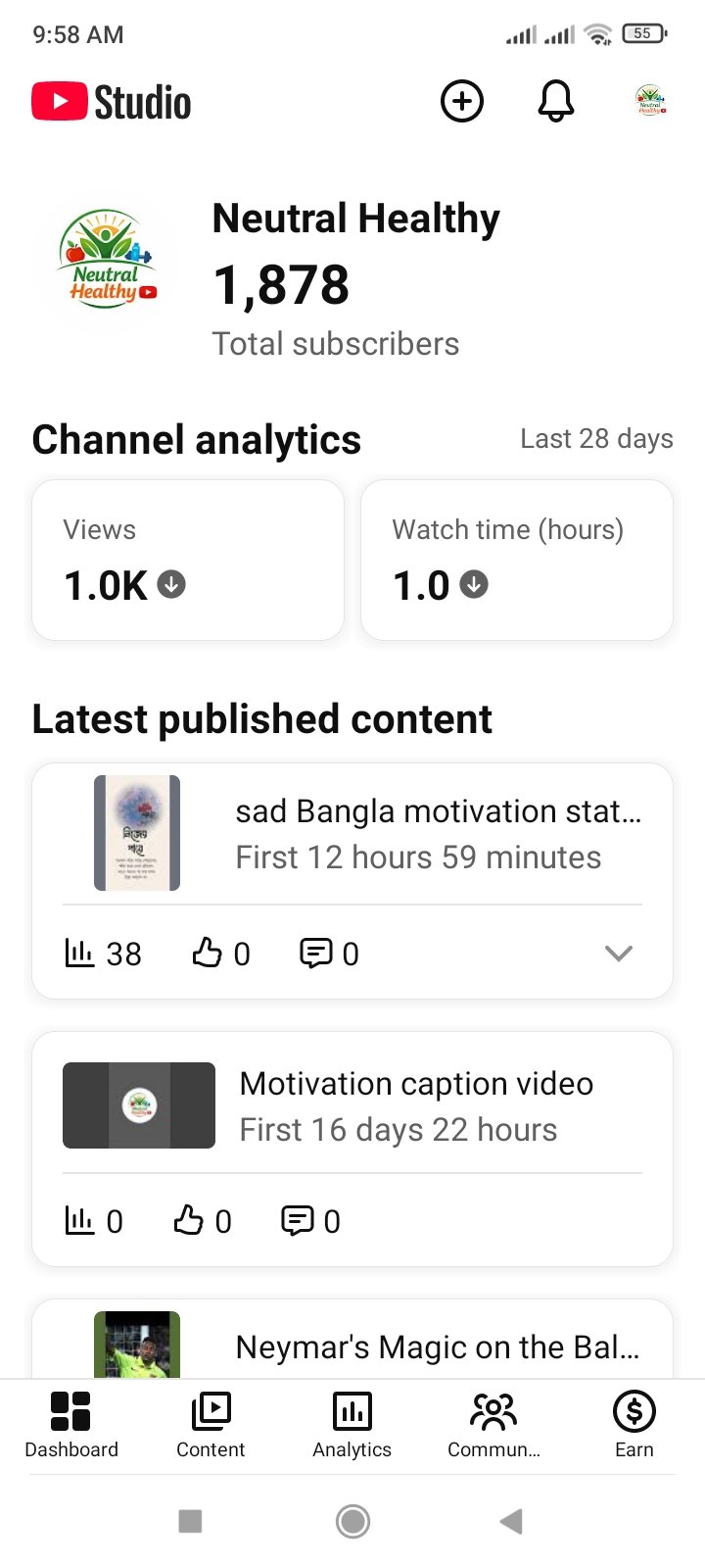 YouTube channel Sell