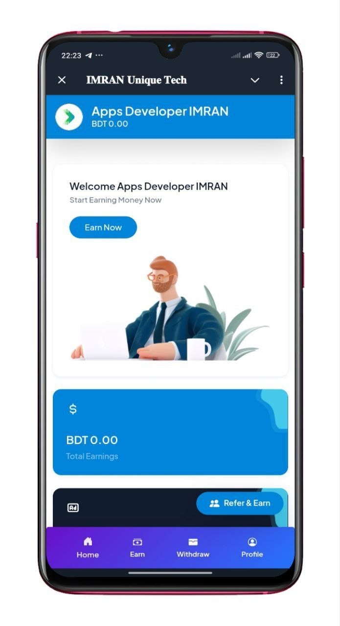 MoneTag Ads Network Telegram Mini Bot