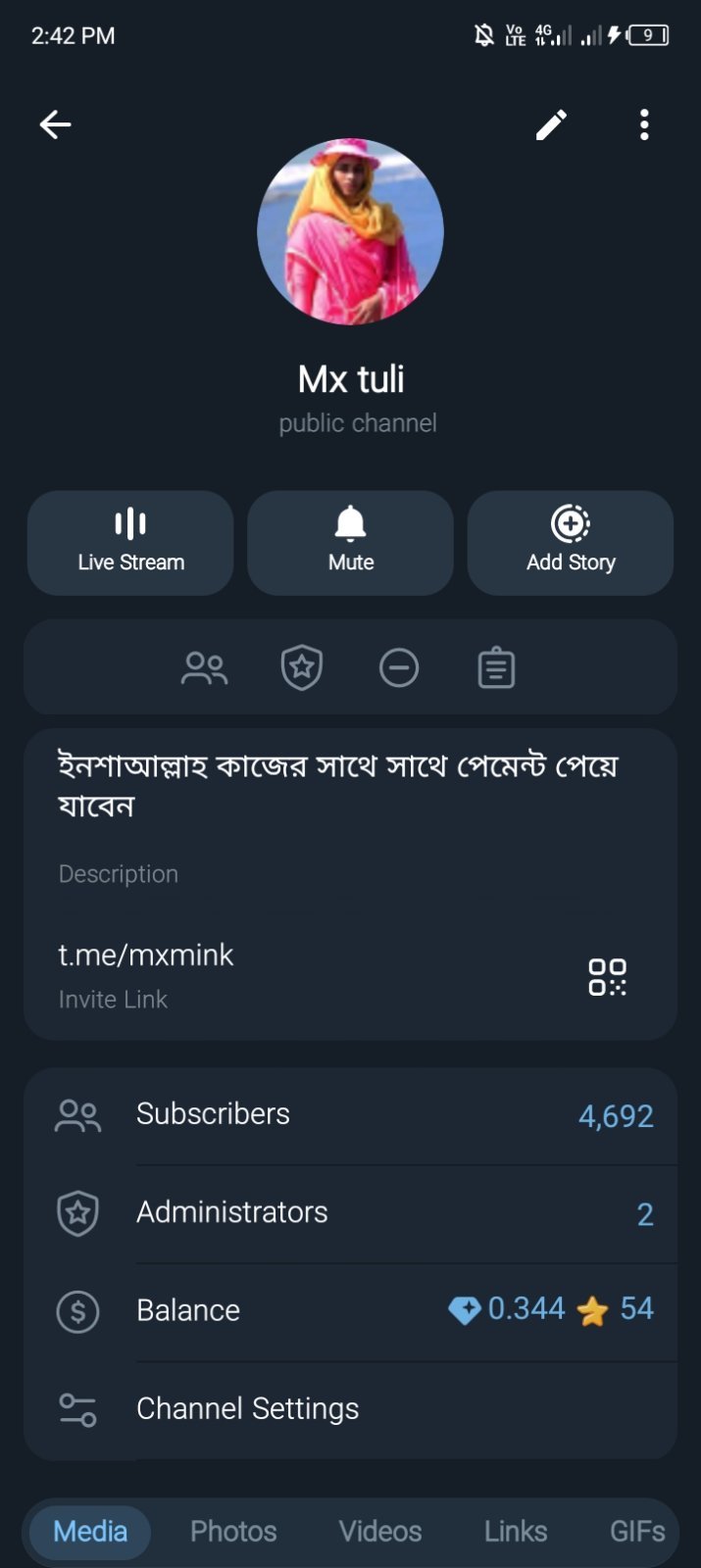 Fast রানিং চ্যানেল টেলিগ্রাম