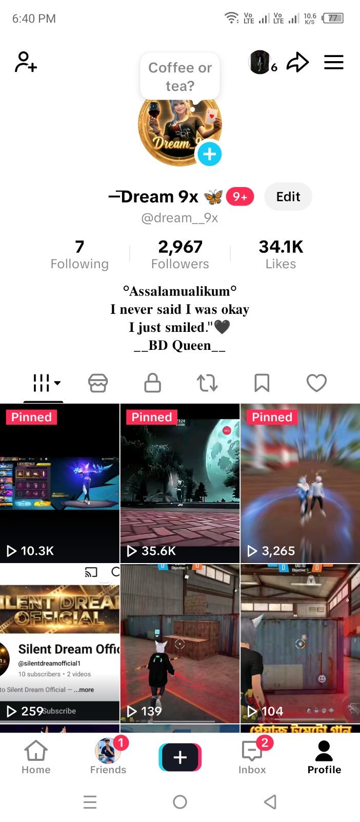 Organic Follower And Like Tik Tok Account Sell hobe
