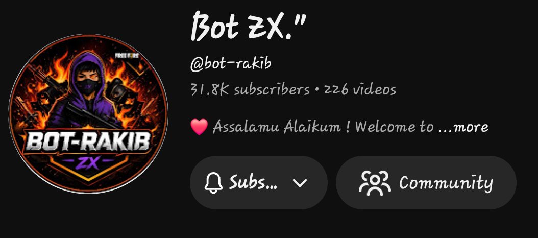 My YouTube channel have 32k subscribers