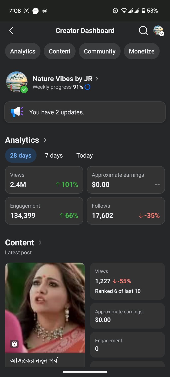 49K followers Viral Page for sell low rate