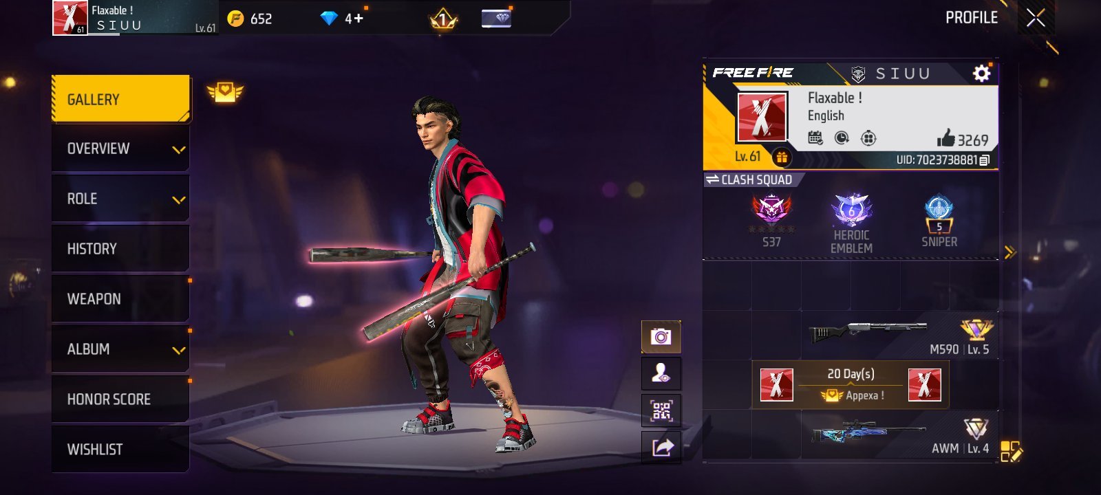 Free fire freestyle acount