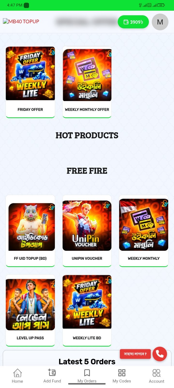 TOPUP APPS