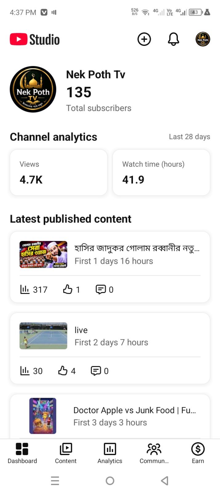 Youtube channel sell