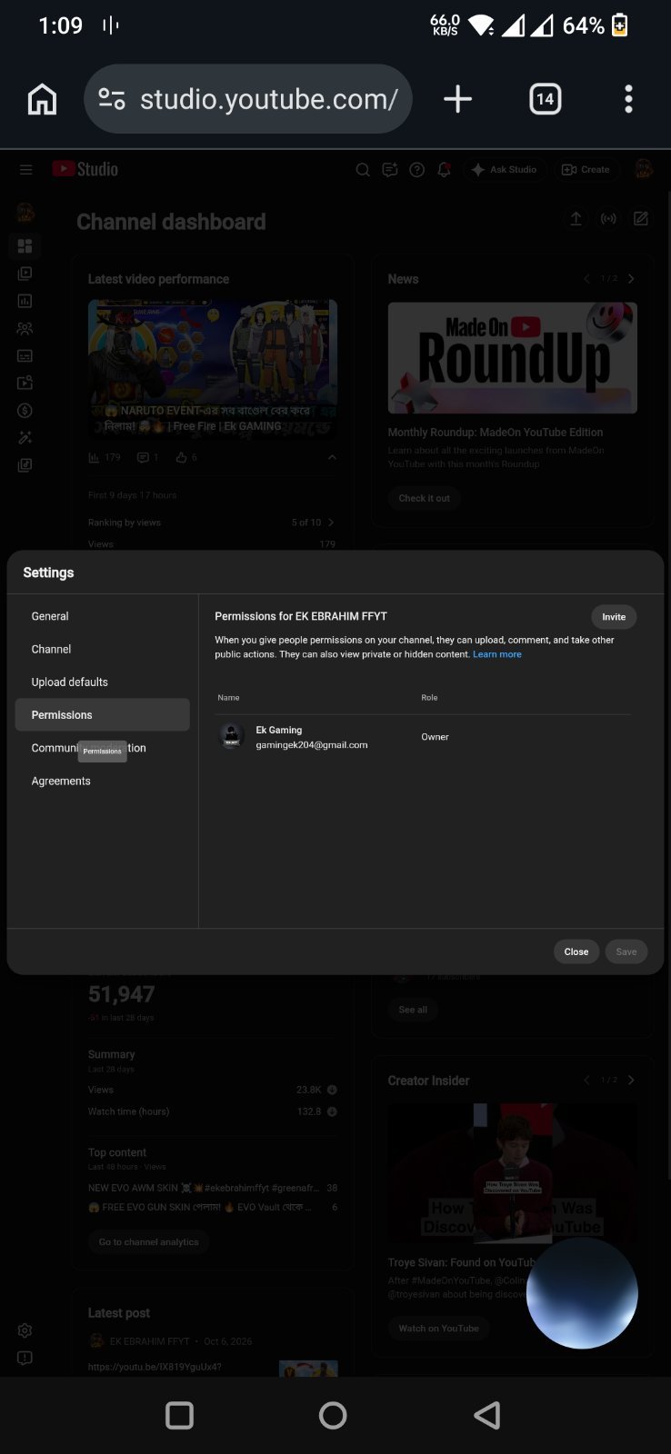 Gaming youtube channel 51 k subs