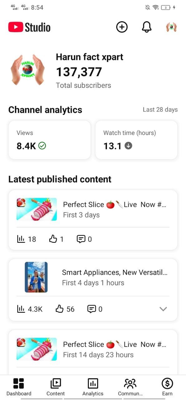 Youtube channel for sale 137k subscriber active channel
