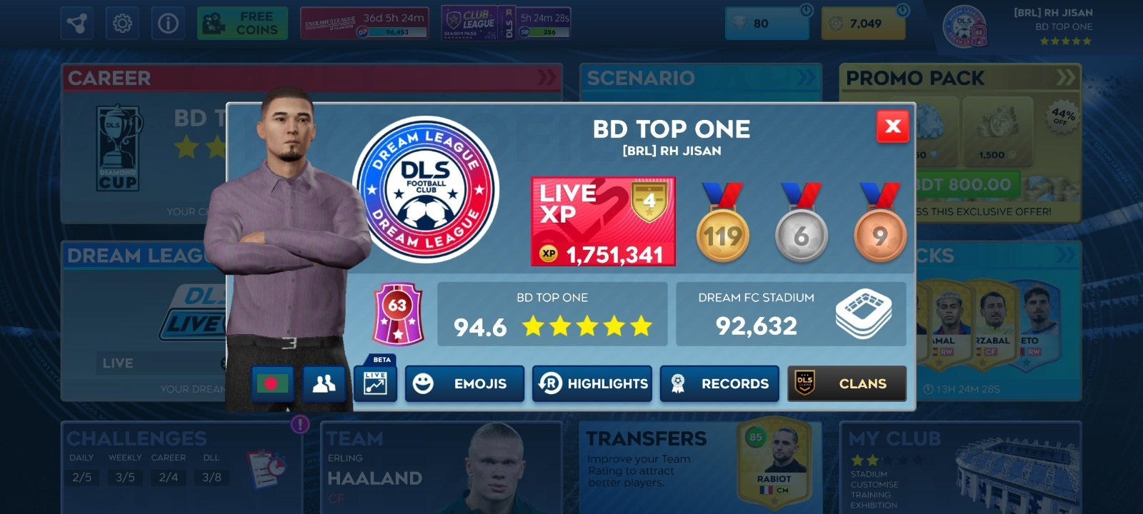 Dream League Soccer Account for Sale | DLS 2026