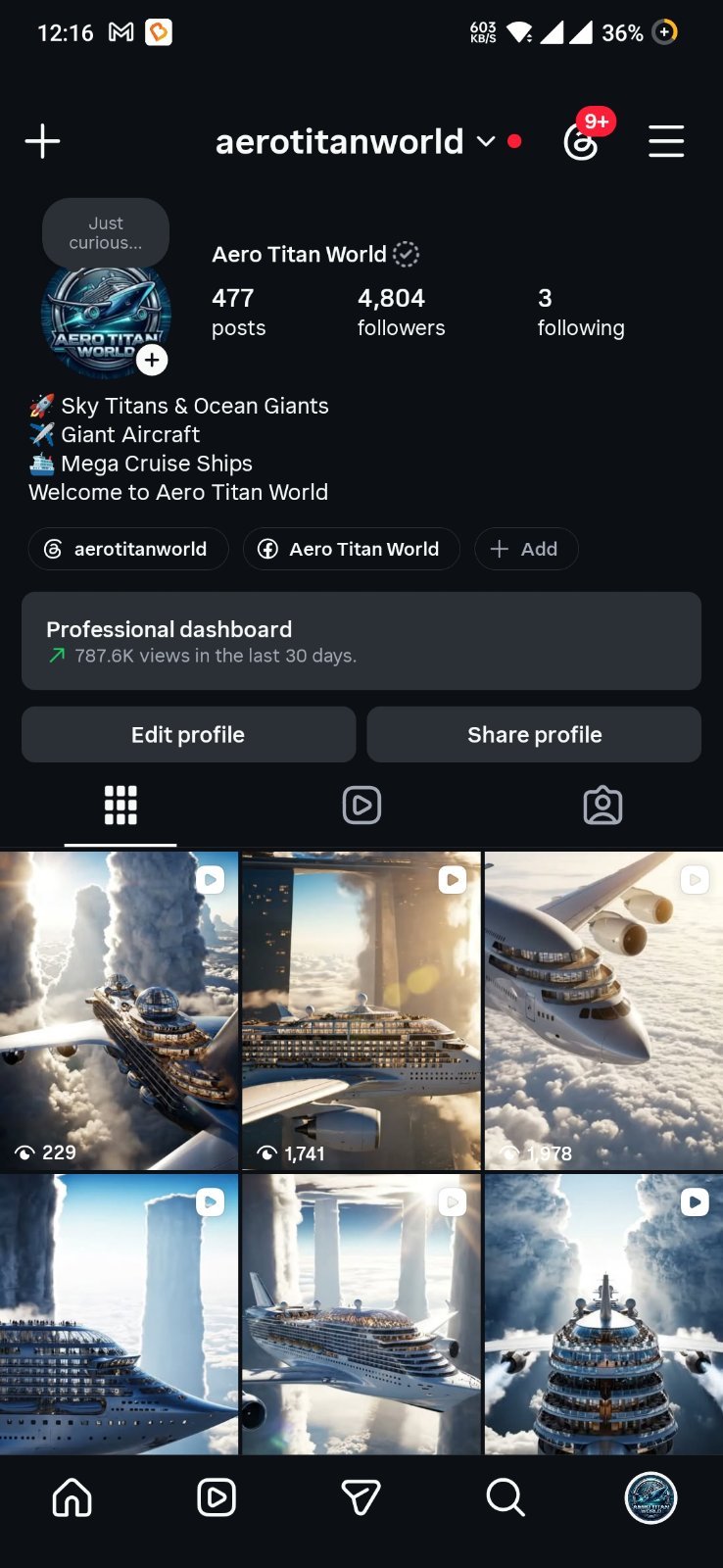 Instagram account in USA and USA number verified