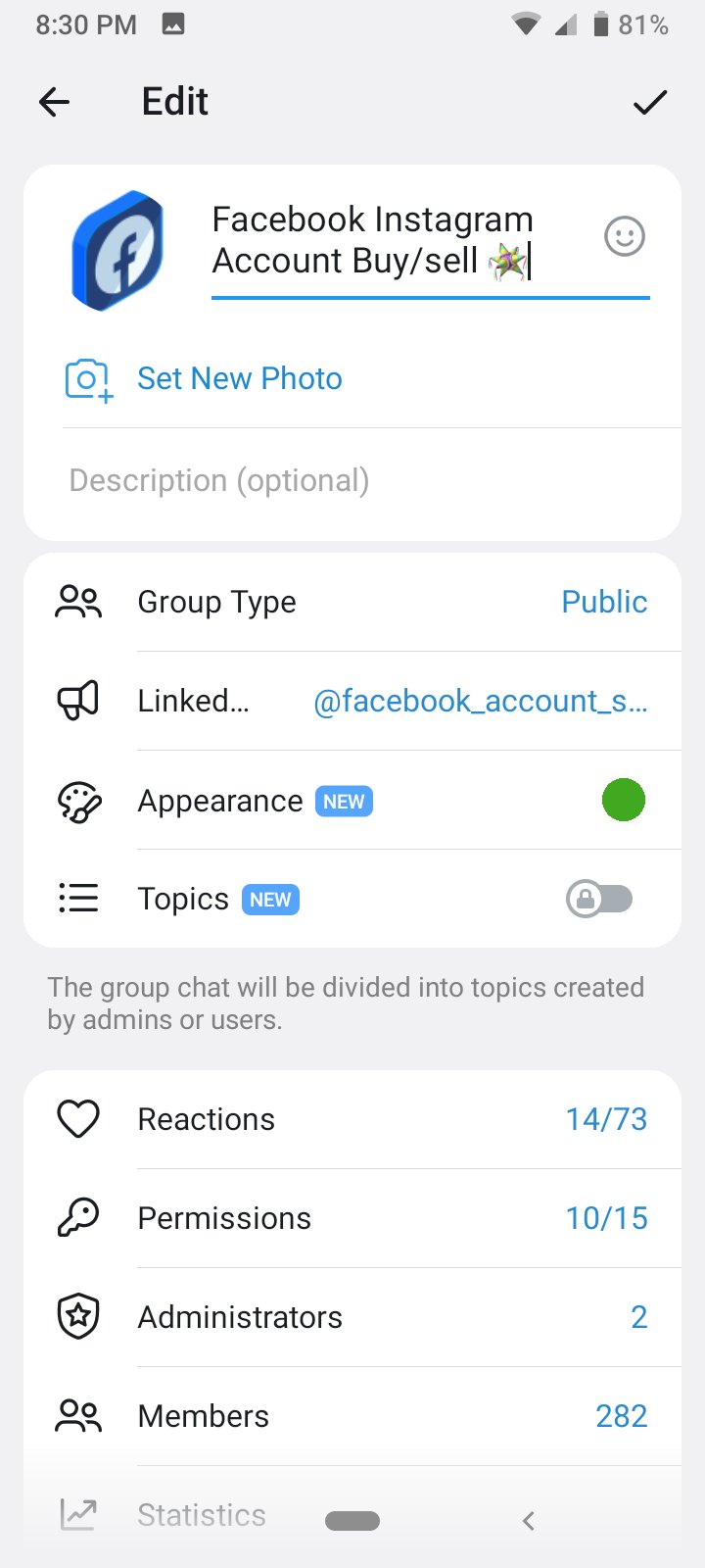 🔥 Telegram Group For Sale — Available at a Great Price! 💰